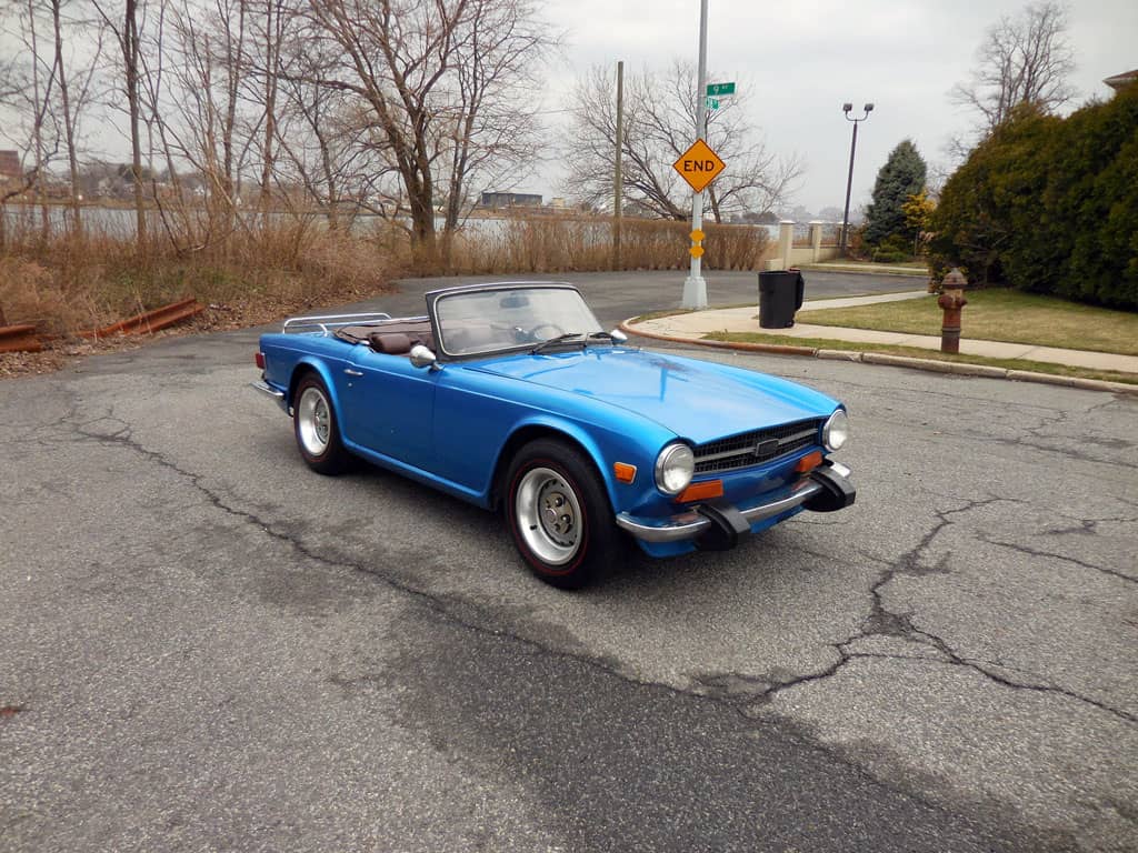 Triumph TR6 Bleue 1974