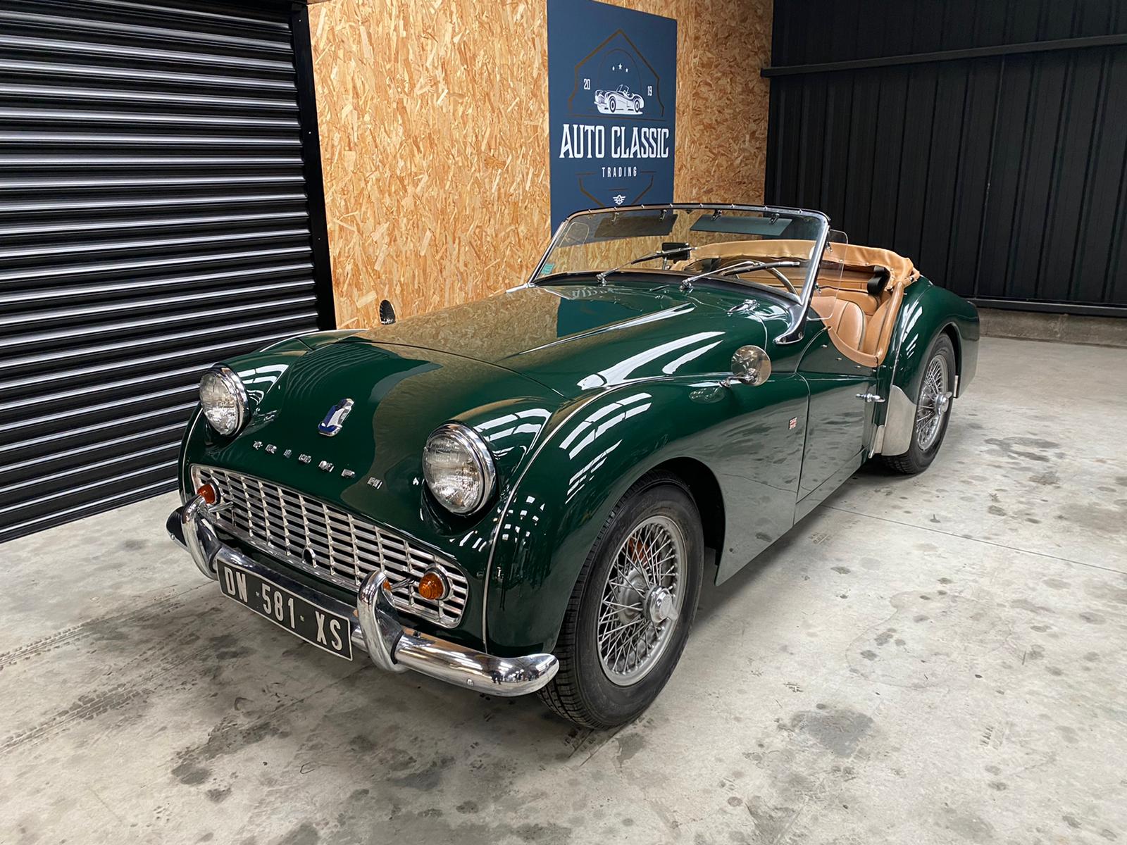 Voiture collection à vendre Bretagne Saint malo Triumph TR3